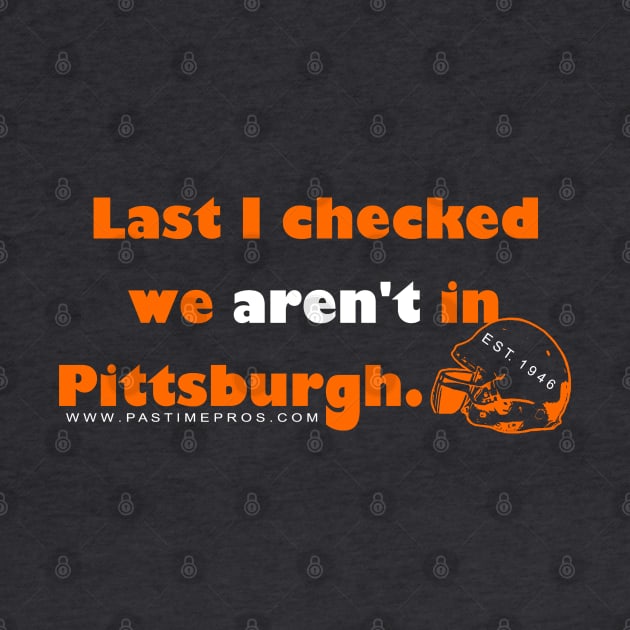 Cleveland Browns Pittsburgh Steelers Rivalry by Pastime Pros